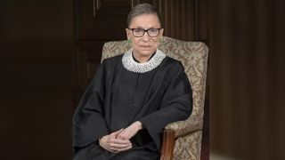 The official 2016 portrait of Associate Justice Ruth Bader Ginsburg.