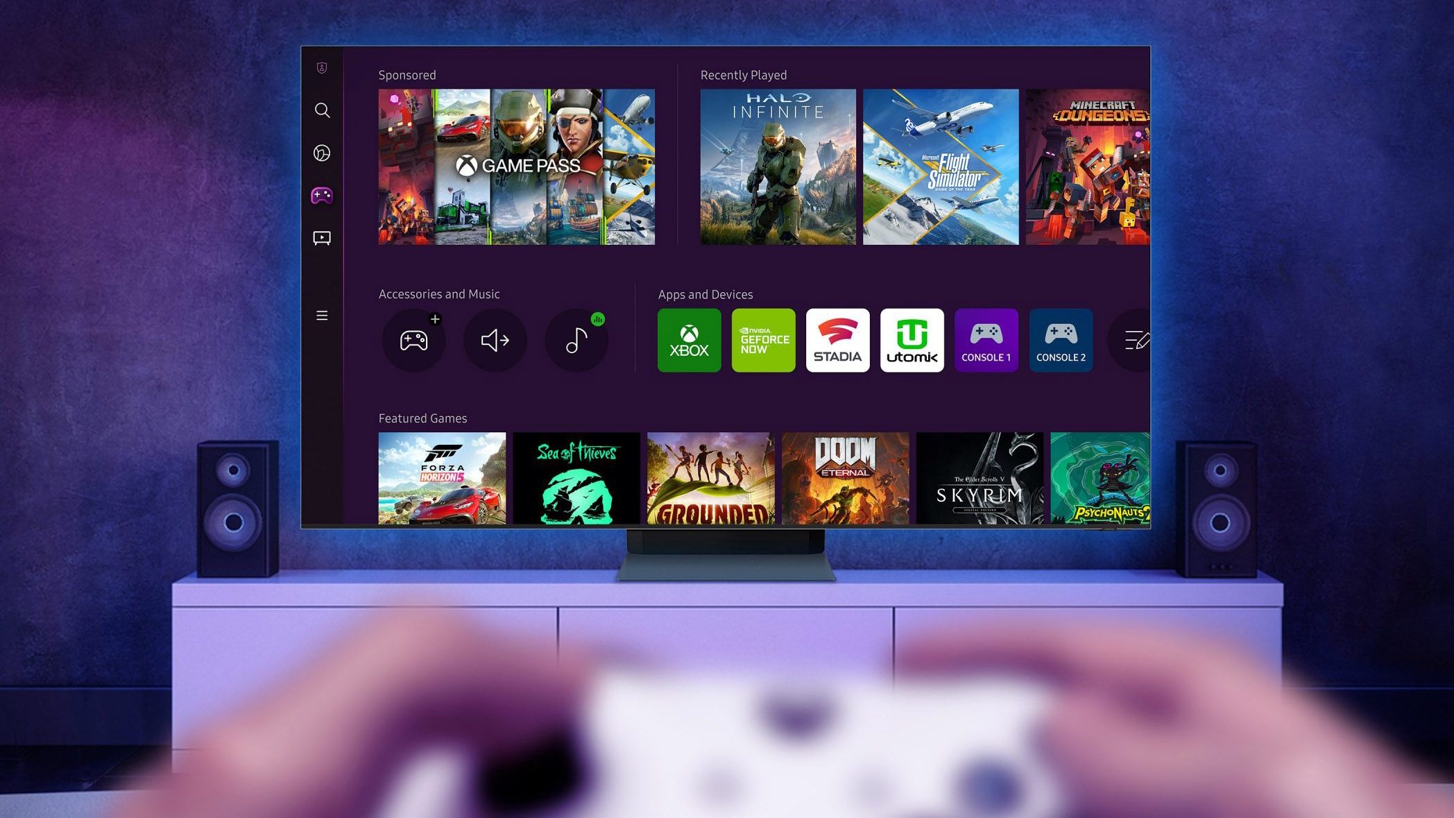 تطبيقات ألعاب Samsung Xbox Cloud للألعاب