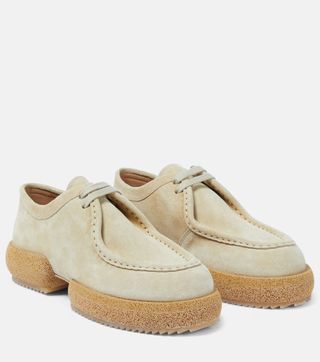 Dries Van Noten, Lace-Up Suede Loafers