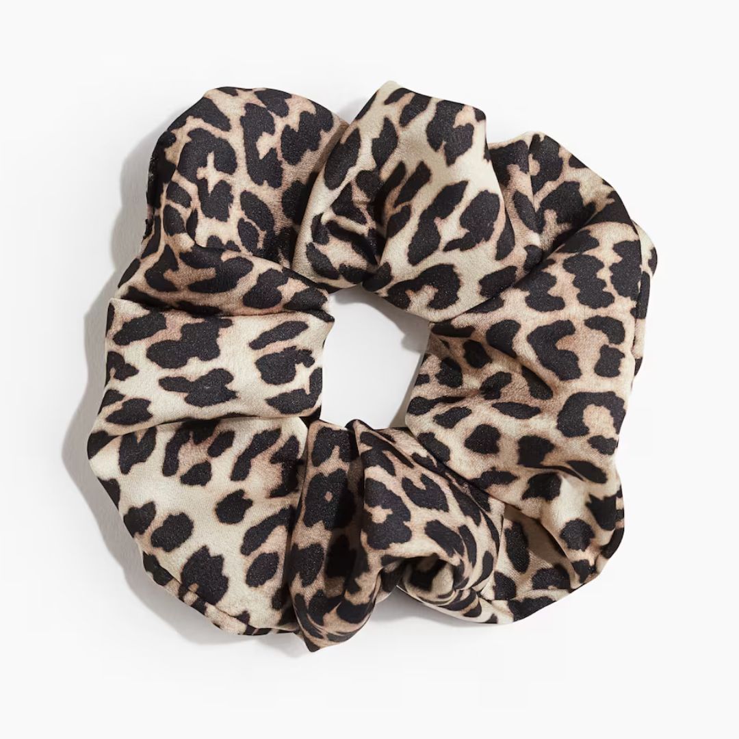 H&amp;amp;M Large Leopard Print Scrunchie