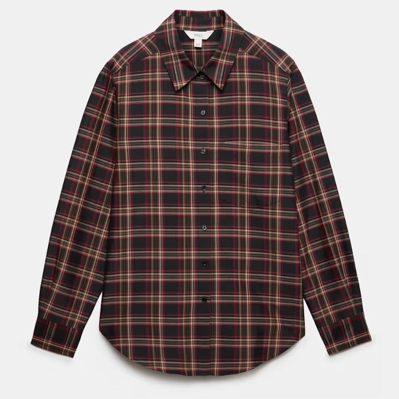 M&amp;amp;S, checked shirt