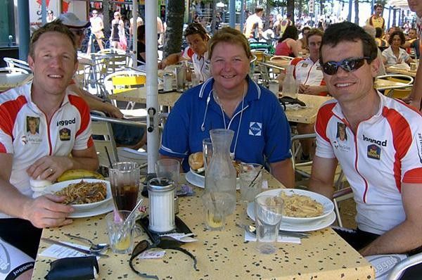 Our Maitland Riders Nick Gallo, Dennise (support), and Craig Sorensen