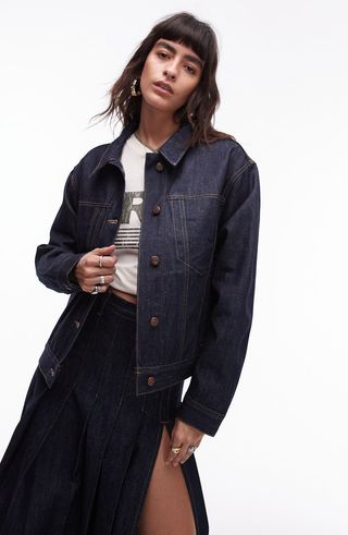 Boxy Denim Trucker Jacket