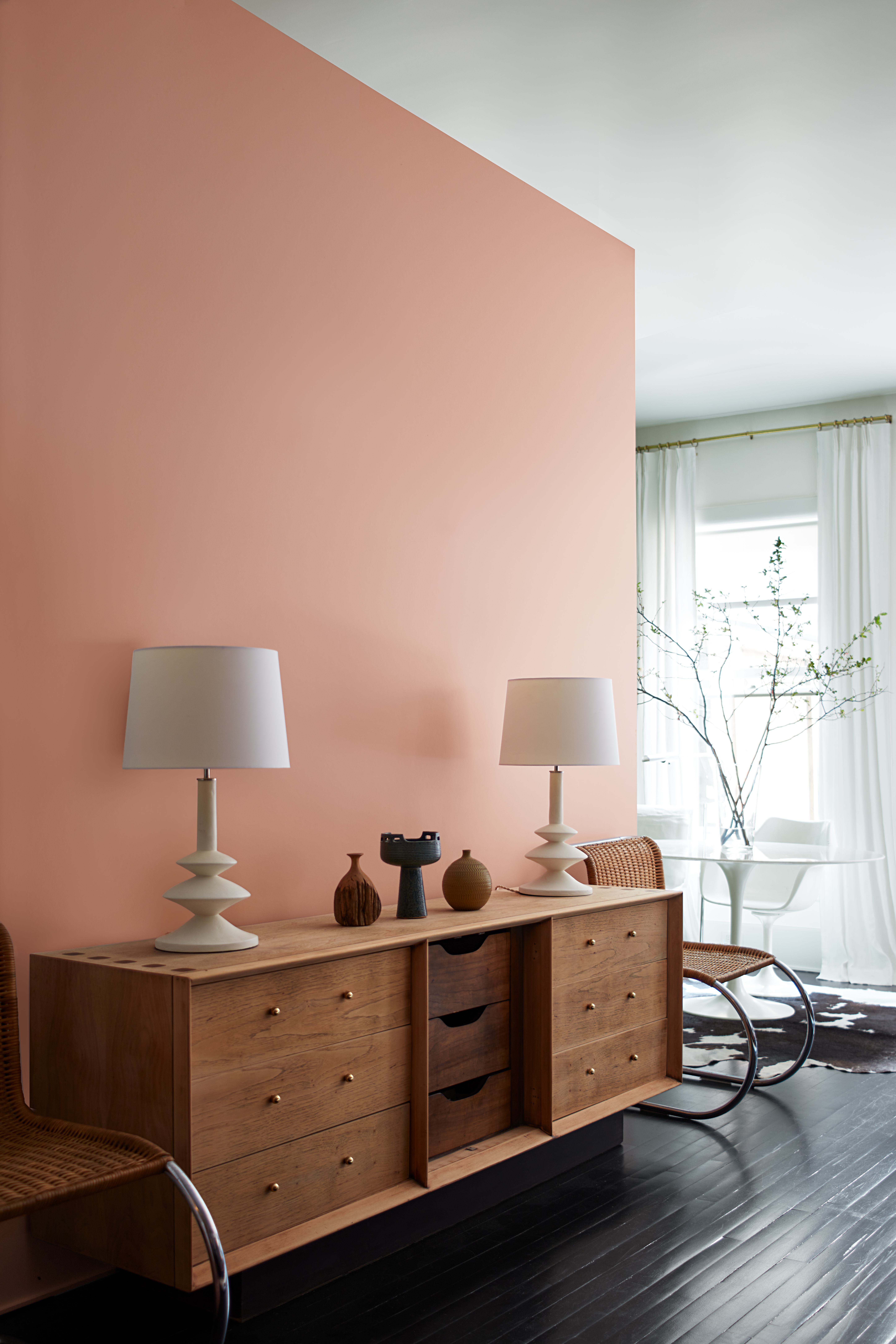 Benjamin Moore Peach Pink Paint