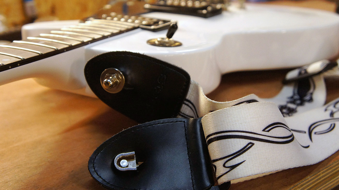 Kmise Electric Guitar Bass Strap Locks Black Schaller-style Straplocks Parts Replacement 10 Pcs Black 10 Pcs 