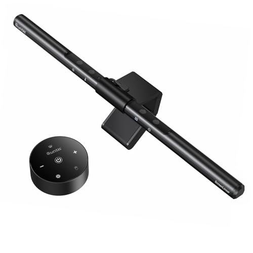 Quntis Computer Monitor Lamp, Screen Monitor Light Bar for Eye Caring, Usb Reading Led Task Lamp With Auto-Dimming, Dimmable Light Bar, Touch Control, No Glare Space Saving Home Office Desk Lamps