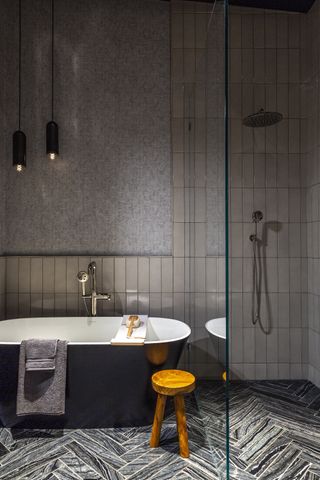 Grey Big Square Tile