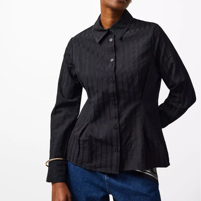TU Clothing , Black Cinched Shirt
