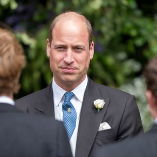 Prince William, Prince of Wales attends the wedding of The Duke of Westminster and Miss Olivia Henson at Chester Cathedral on June 7, 2024 in Chester, England.