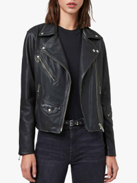 AllSaints Women's Riley Leather Biker Jacket
