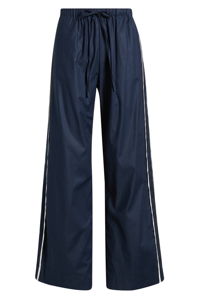 Julien Wide Leg Poplin Pants