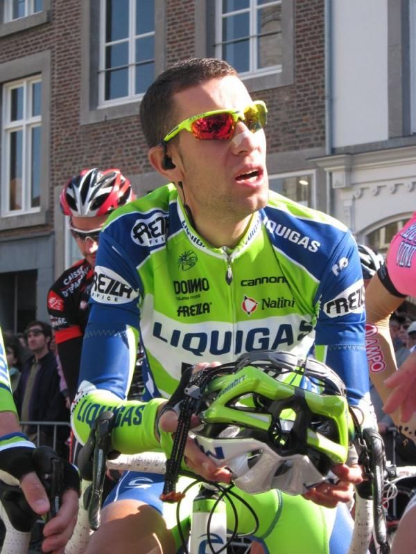 Vincenzo Nibali (Liquigas-Doimo) drove 1400km to get to the start