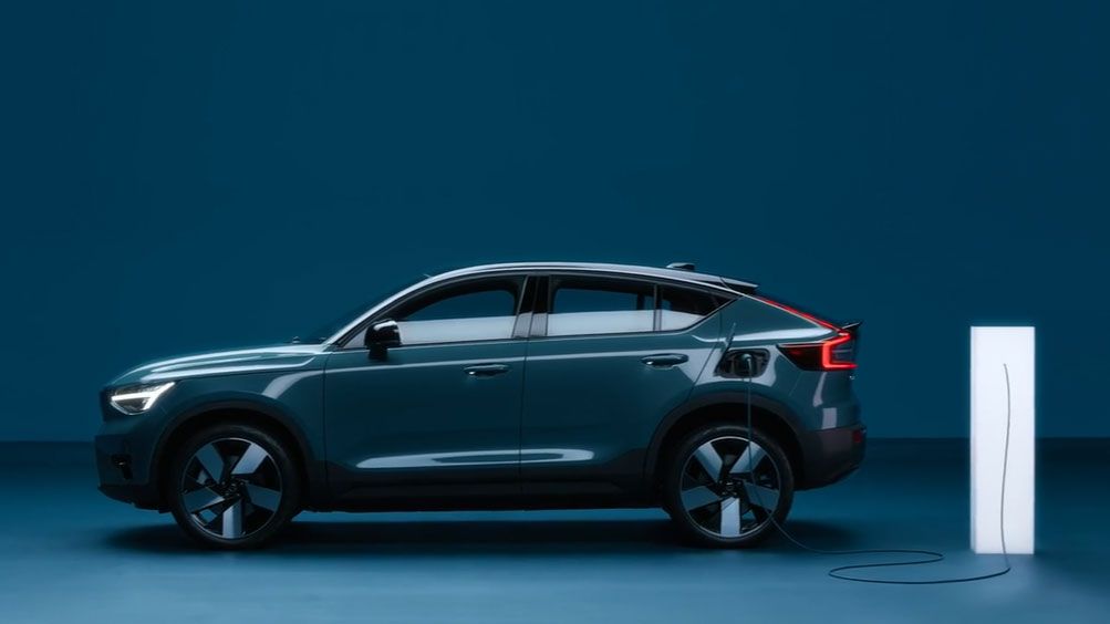 The new Volvo C40 electric car has a 260 mile range that will increase