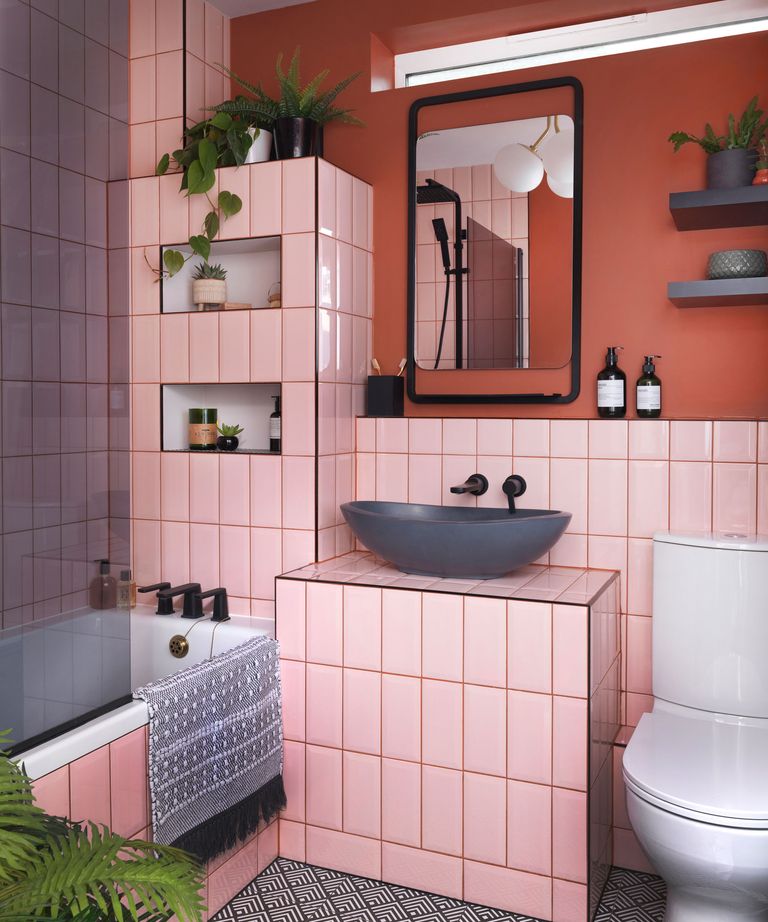 14 pink bathrooms that radiate positivity and calm | Real Homes