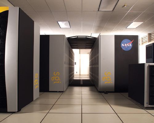 The 512-processor SGI Altix supercomputer, at NASA Ames Research Center, named &#039;Kalpana&#039; after Columbia astronaut and Ames alumna Kalpana Chawla, is being used to develop substantially more capable simulation models to better assess the evolution and behavior of the Earth&#039;s climate system.