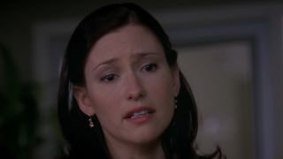 Lexie Grey begging Meredith to donate part of her liver to Thatcher.