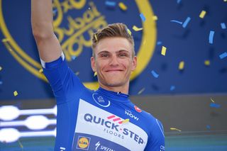 Marcel Kittel's face showed evidence of a punch to the head from another rider