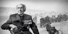 Harry Howorth, who died in April aged 103, landed on Sword Beach with King's Shropshire Light Infantry, sent to destroy a gun battery. He would have drowned if someone hadn't pulled him out of the water: 'I was carrying too much in the way of arms to get out.'