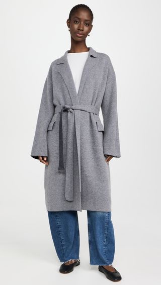 Double Faced Cardigan Coat