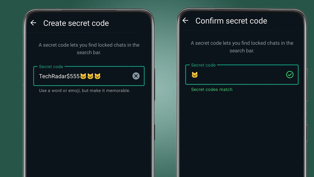 WhatsApp now lets you use secret codes to lock your private chats