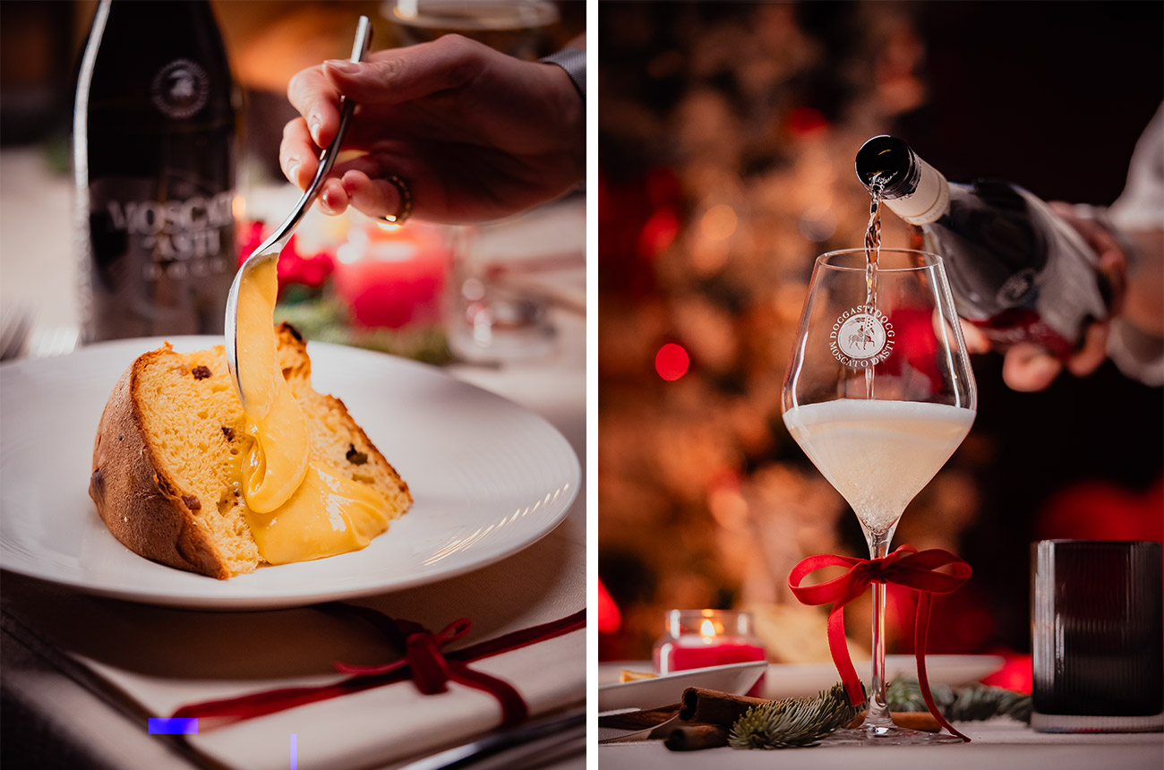 Moscato d'Asti is a perfect pairing with Italian Christmas staples like panettone.