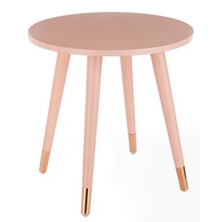 teddy side table in pink