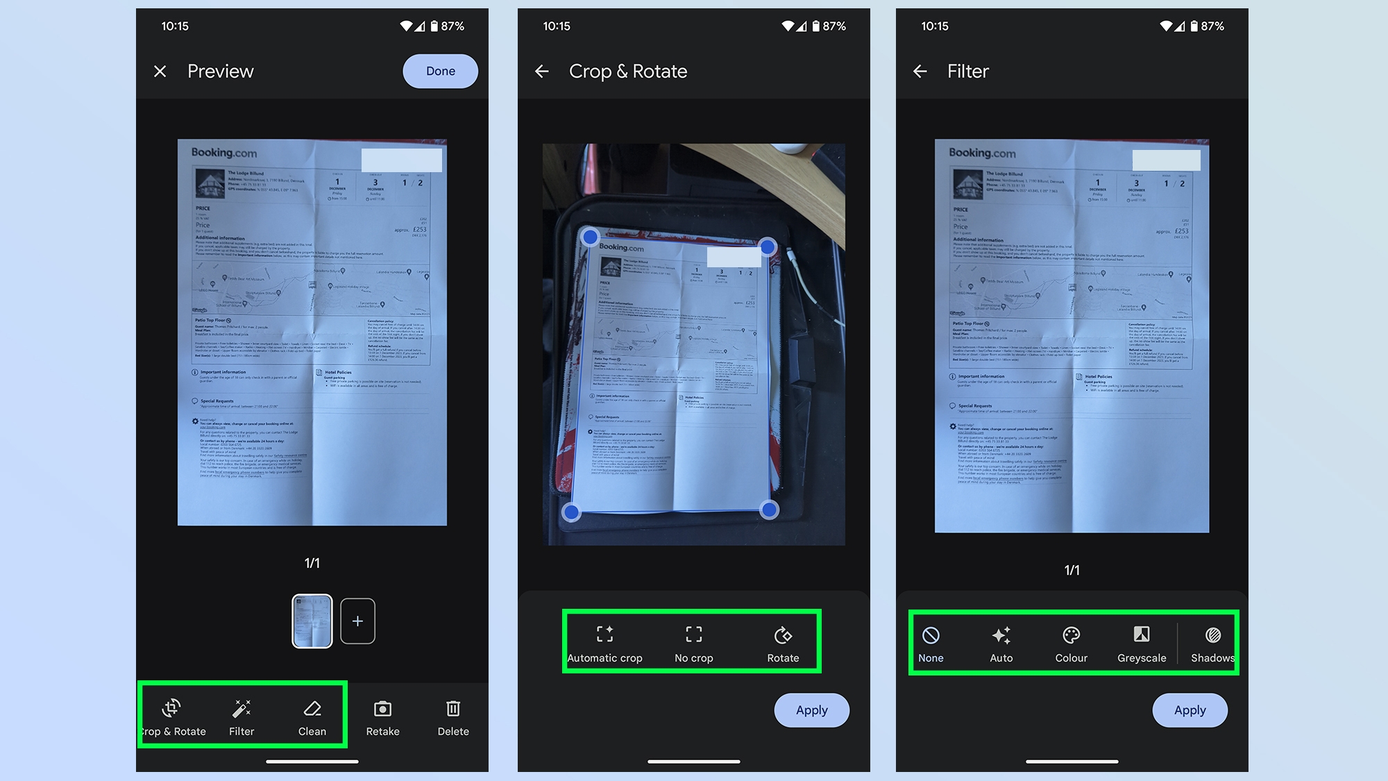 как использовать сканер документов в приложении Google Drive