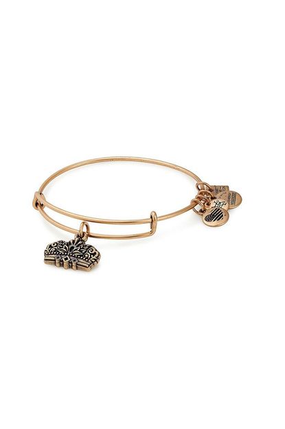 Alex and Ani Crown Charm Bracelet