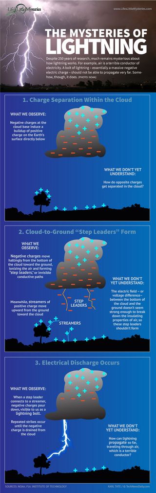 Infographic How Lightning Works Live Science 