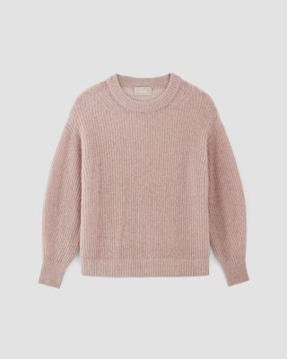 everlane pink sweater