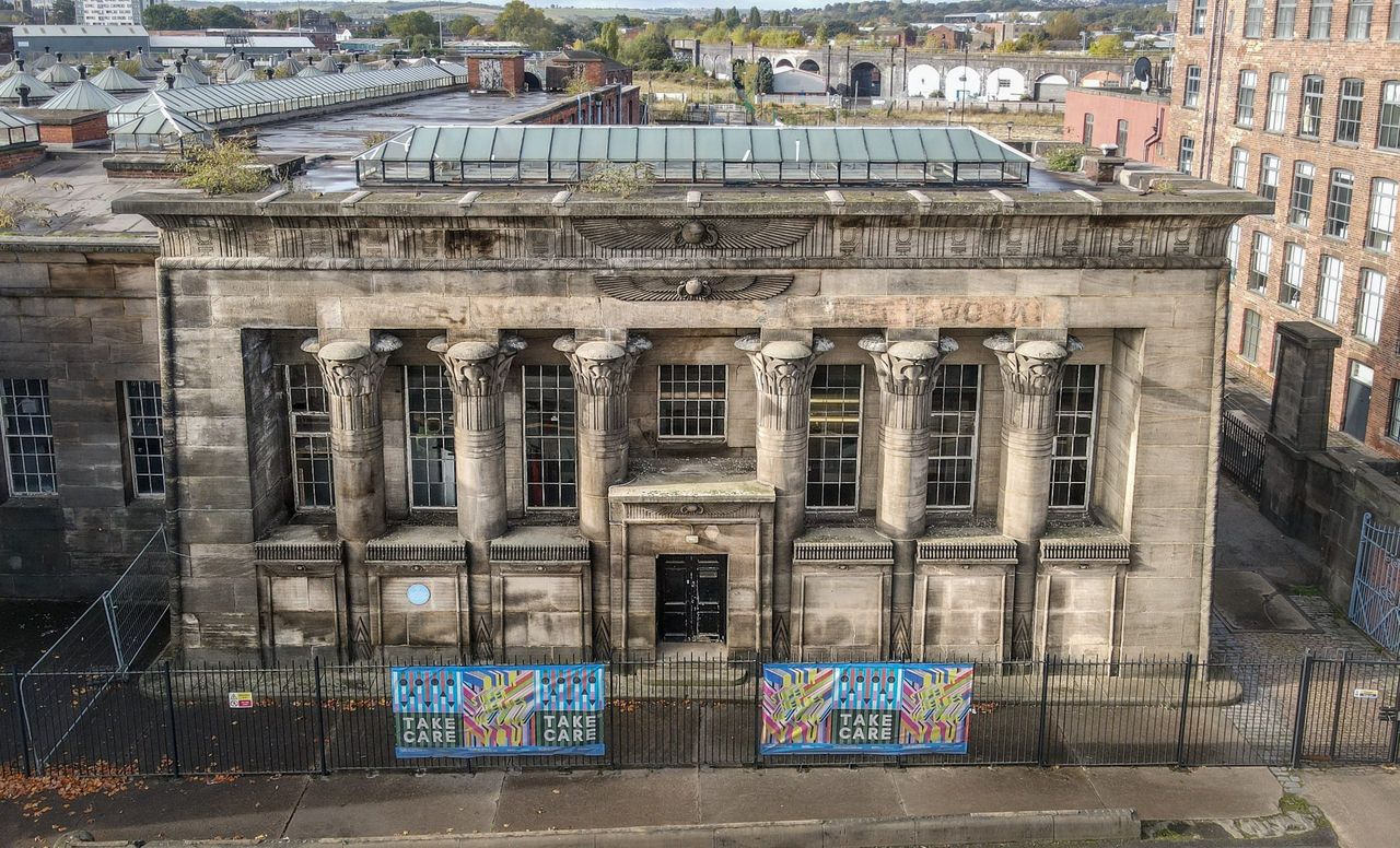 Temple Works, Leeds, which has been awarded funding of over £1 million for repair work on the Grade I-Listed former flax mill and Counting House.