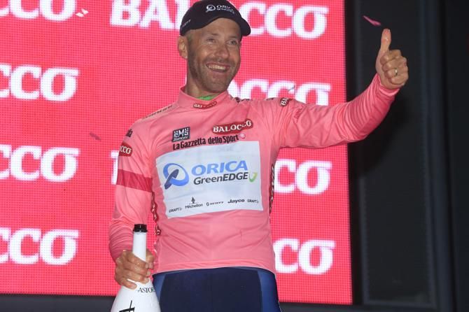 The first Giro d'Italia leader Svein Tuft