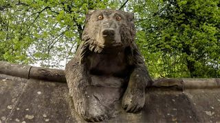 GoPro Hero 11 Black Mini review sample image of a stone bear