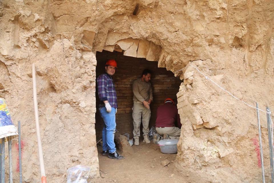 The tomb was accidentally discovered recently during a construction project in Erbil and is currently being excavated by an archaeological team. 