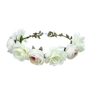 June Bloomy Women Rose Floral Crown