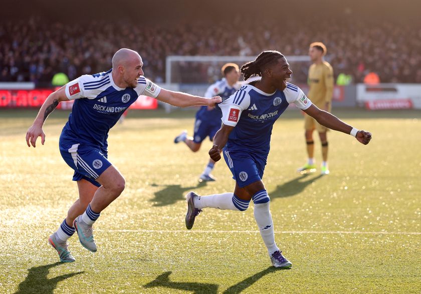 Non-league Macclesfield have already beaten holders Crystal Palace to reach this stage of the competition