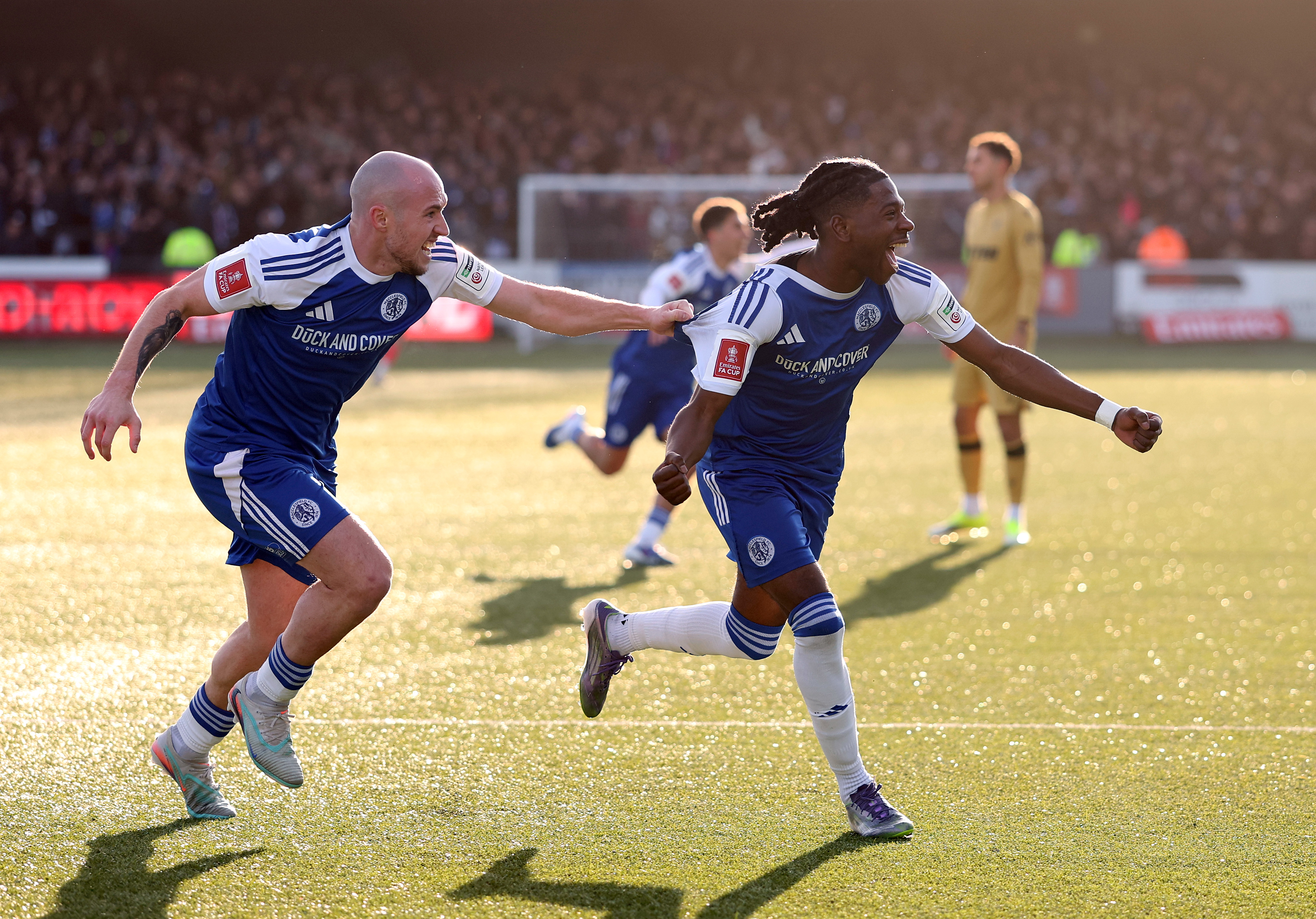 Non-league Macclesfield have already beaten holders Crystal Palace to reach this stage of the competition