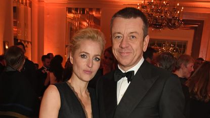The Crown's Gillian Anderson and Peter Morgan
