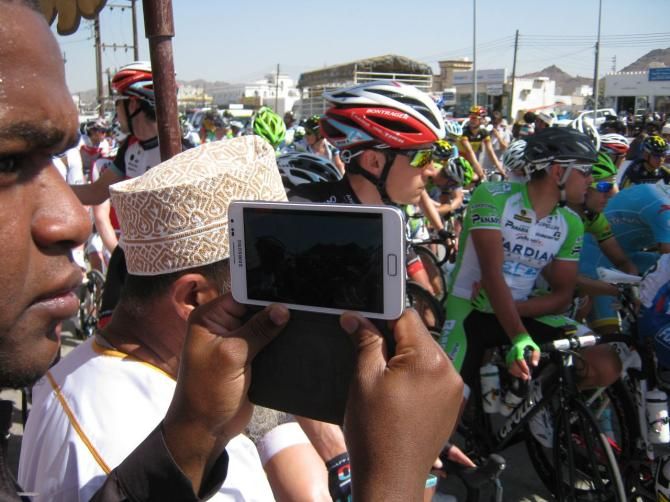Local fans turn out to support the racing