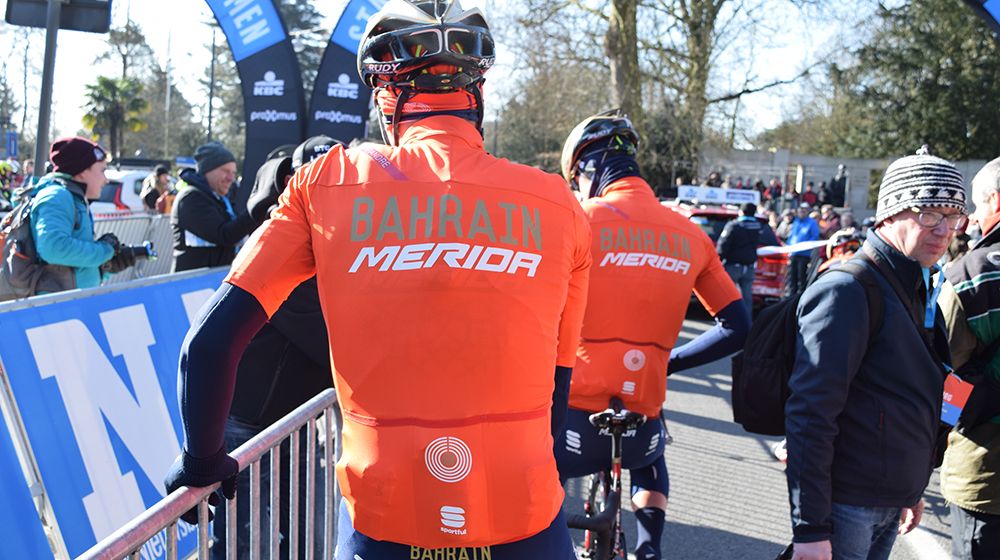 Sportful provide Bahrain-Merida and Bora-Hansgrohe with their Fiandre range, which is Italian for Flanders and suitable for Flandrian weather