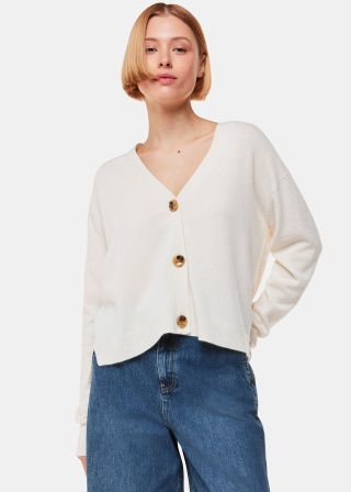 Ivory Cashmere Cardigan