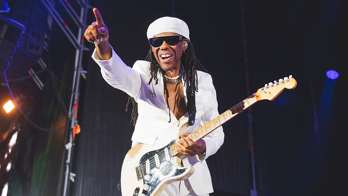 Nile Rodgers performs onstage