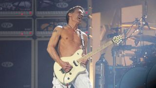 Eddie Van Halen, onstage in 2007 – the year the EVH 5150 III launched