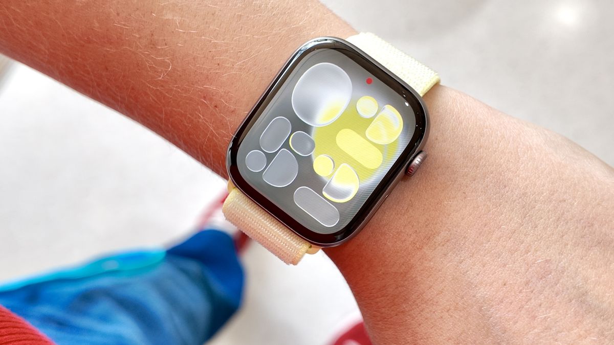 Apple Watch Series 11 on a person's wrist