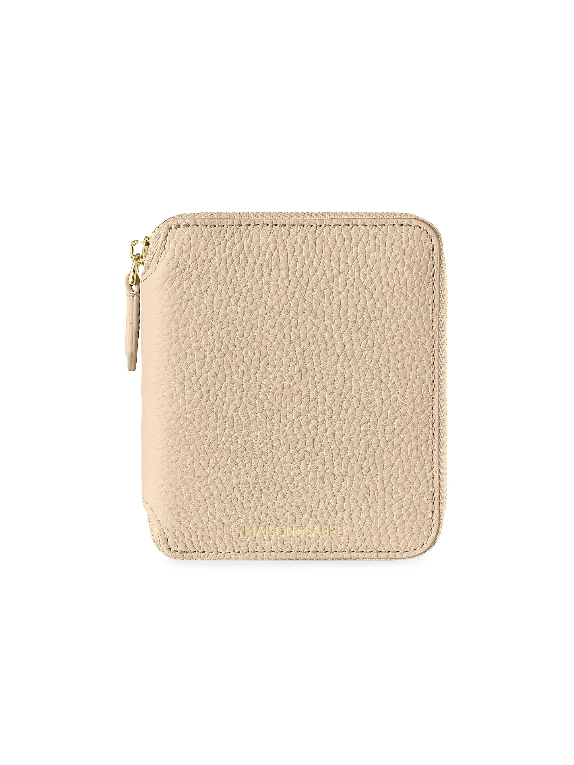 Small Leather Zip Around Wallet