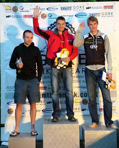 Men's podium