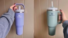 A Stanley Cup Quencher 2.0 and a Stanley Cup IceFlow FlipStraw.