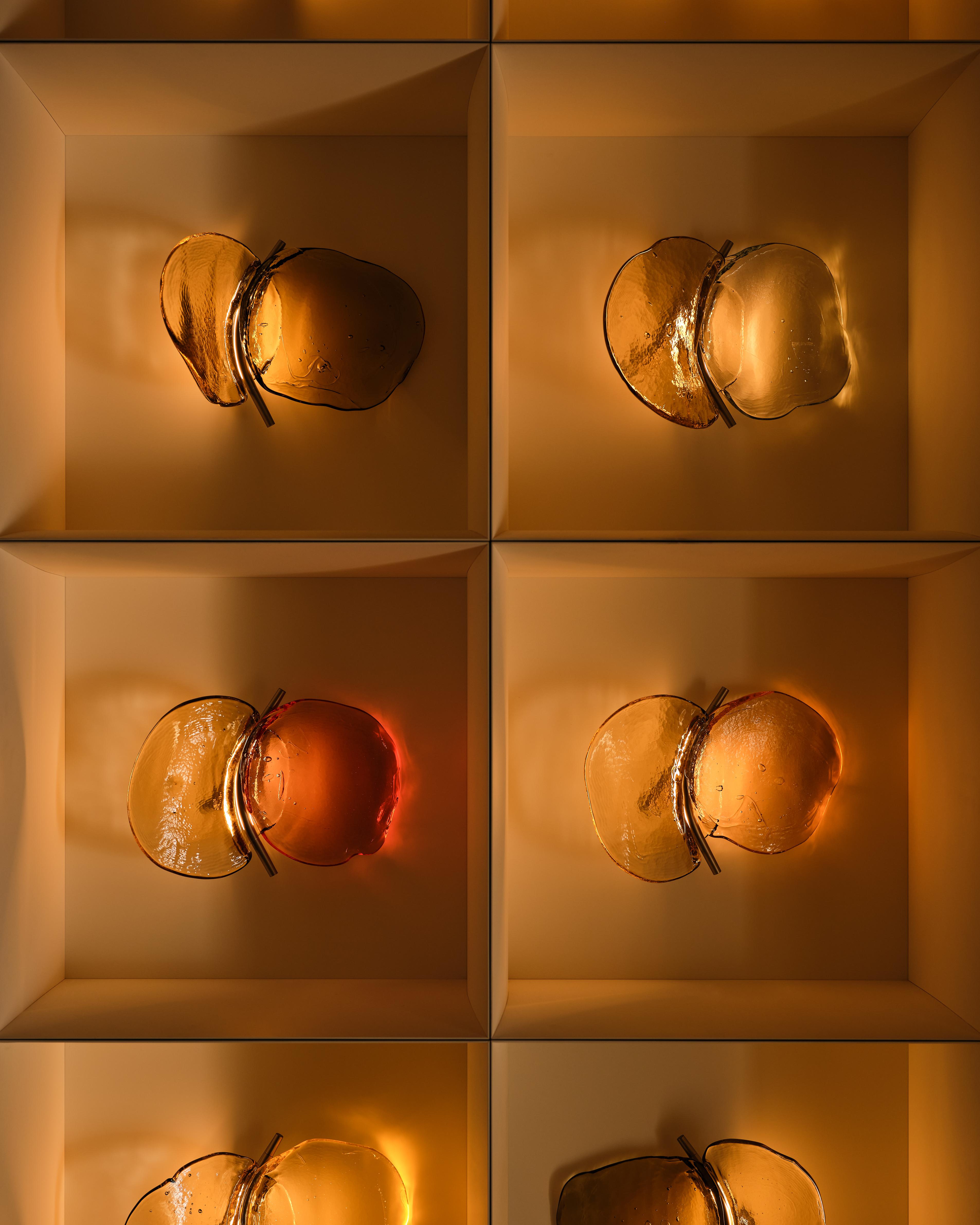 light installation in Milanese interior