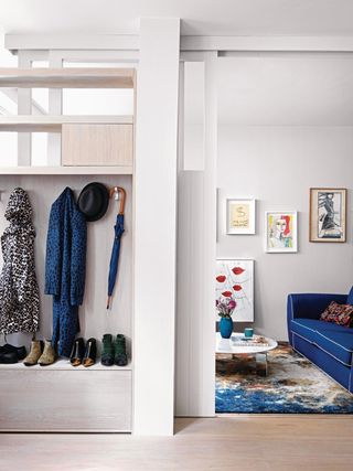 Hallway shoe storage ideas