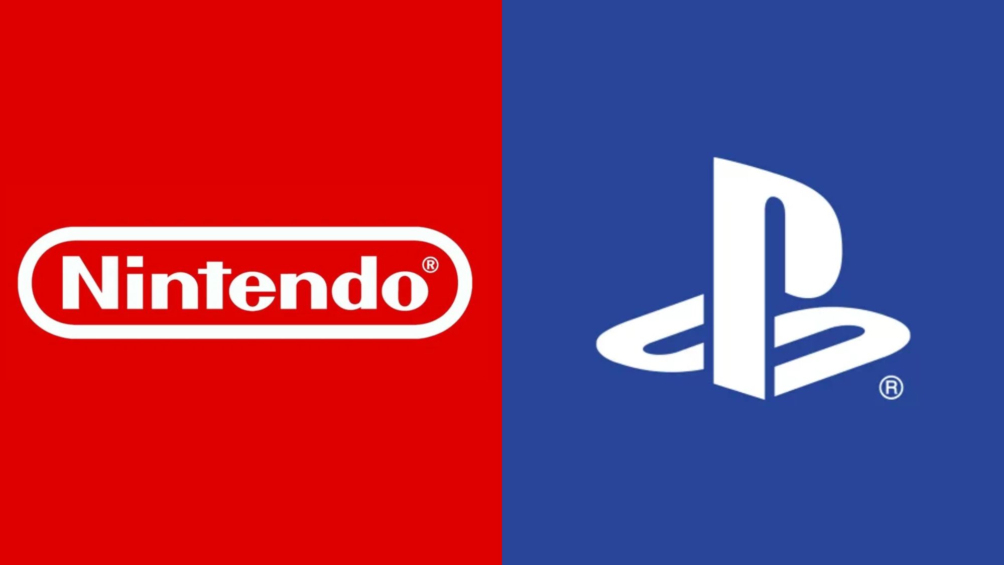 Nintendo PlayStation logos